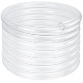 12mm ID x 15mm OD - 20m Length PVC Clear Hose Vinyl Tubing, Food Grade Plastic Flexible Tube Pipe for Transfer Water, Oil, Air